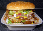 Serra-Burger mit gemischtem Döner